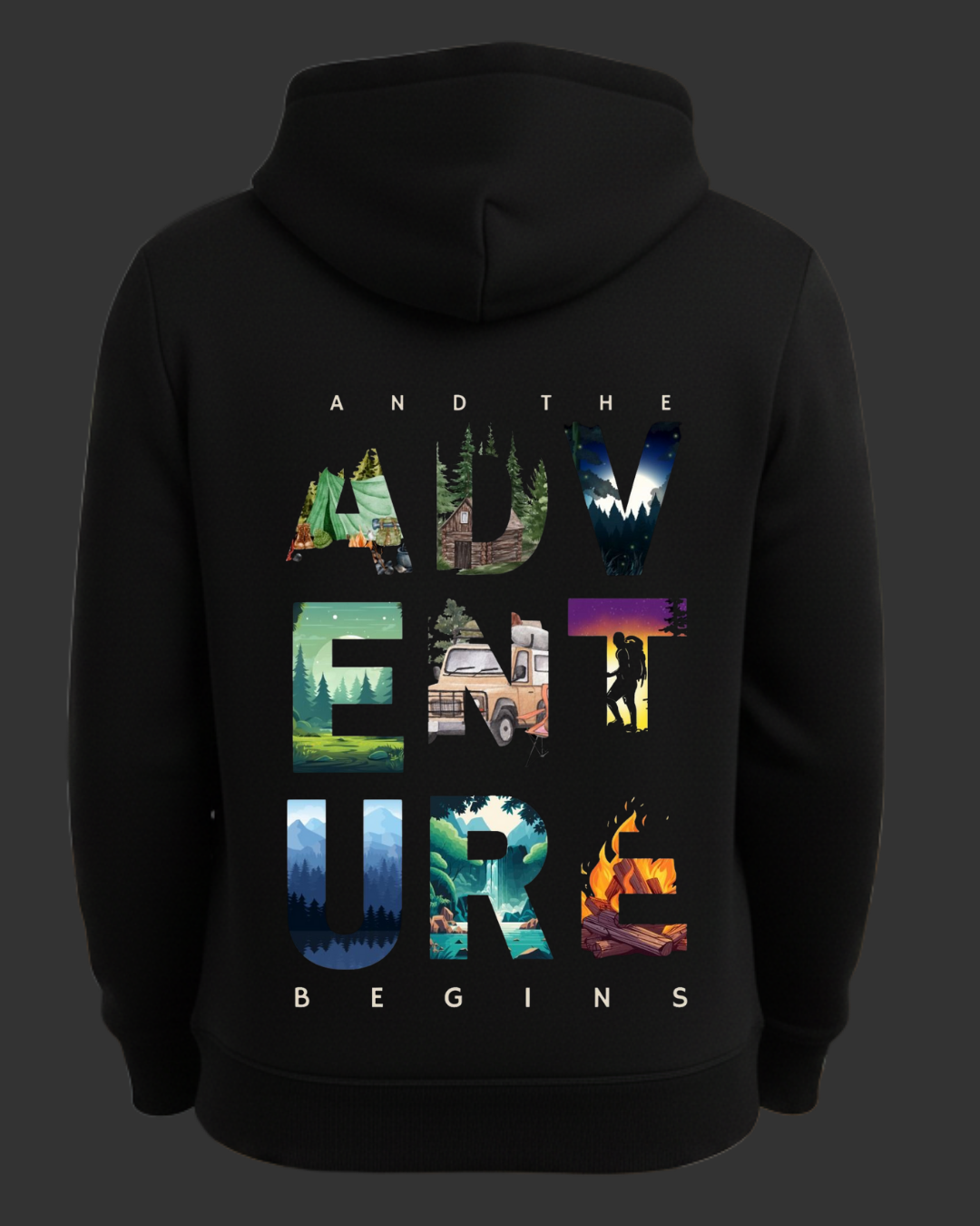 Adventure Baskılı Sweatshirt