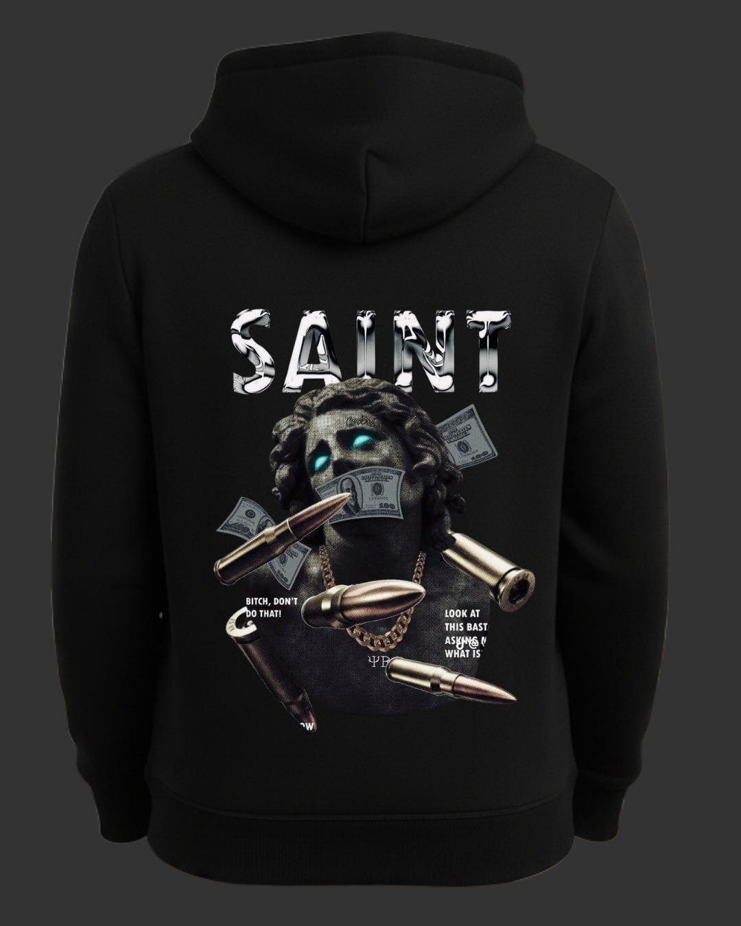 Saint Baskılı Sweatshirt