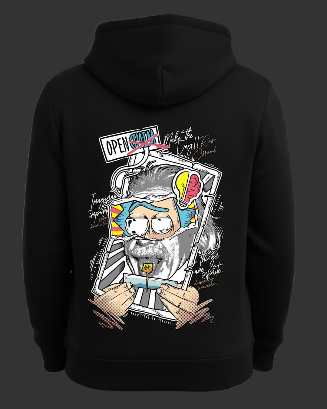 Morty Baskılı Sweatshirt