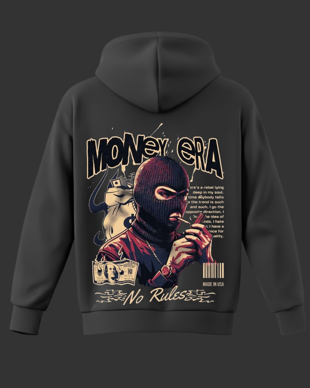 Money Era Baskılı Sweatshirt - Görsel 23