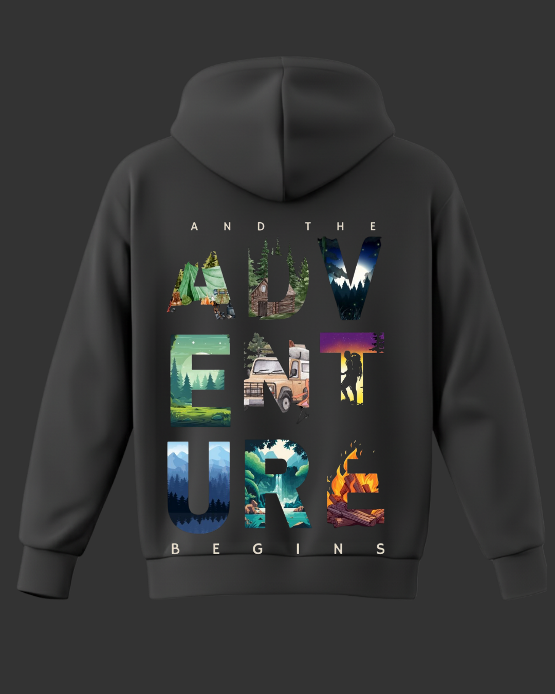 Adventure Baskılı Sweatshirt - Görsel 21