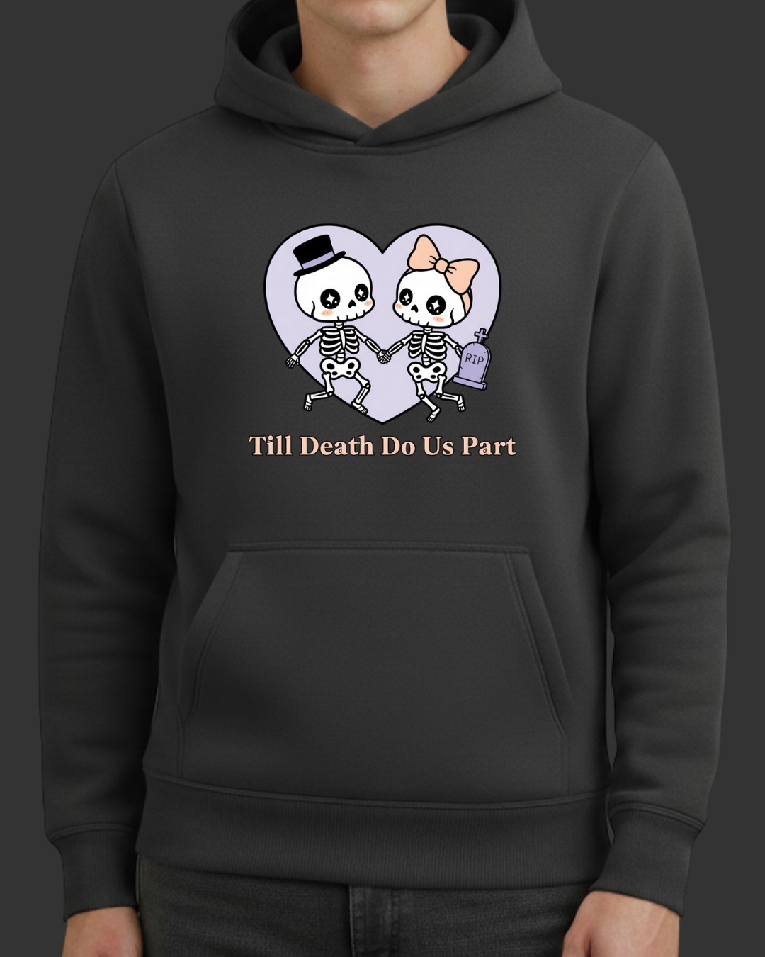 Till Death Do Us Part - Hallowen Baskılı Sweatshirt - Görsel 25
