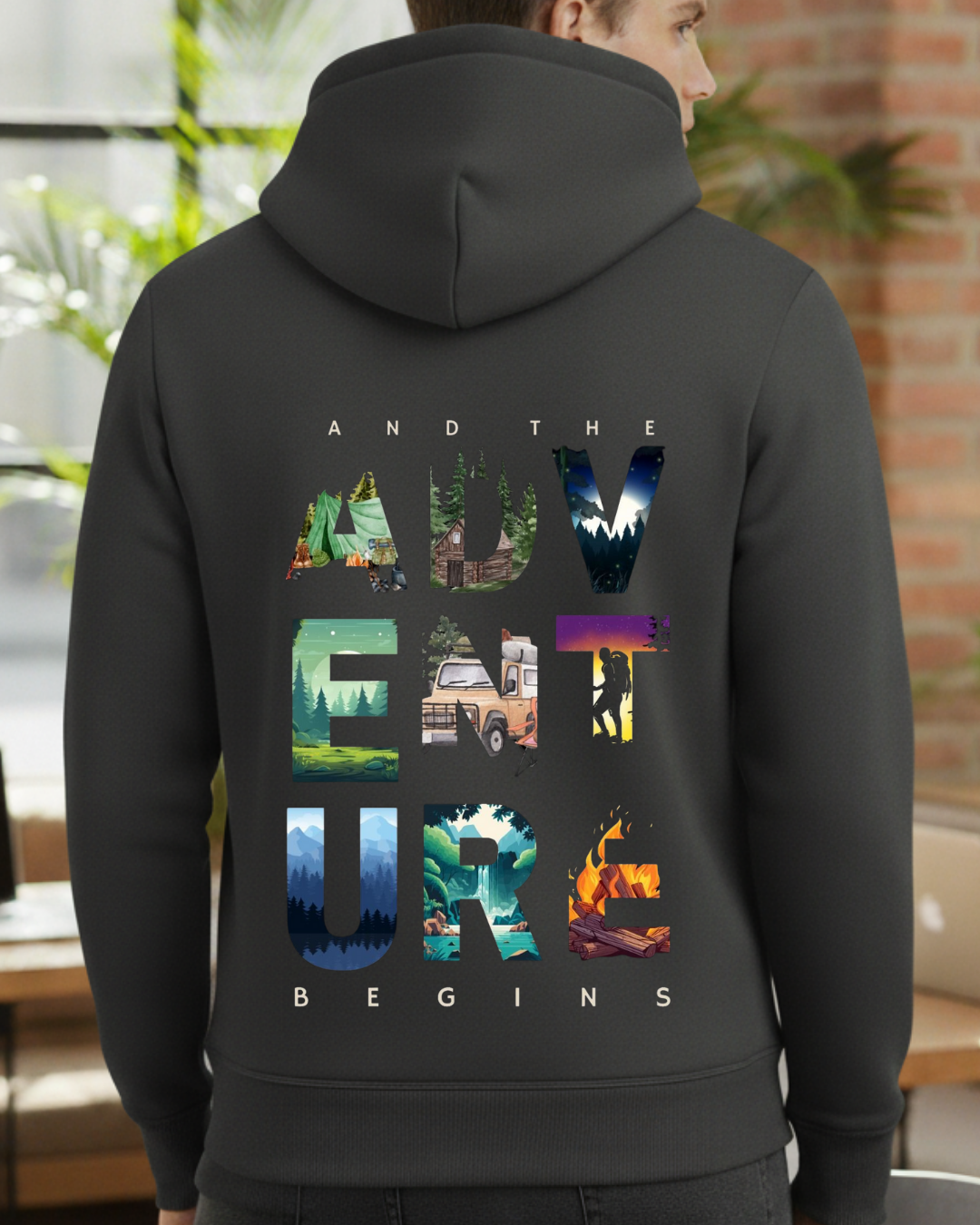 Adventure Baskılı Sweatshirt - Görsel 25