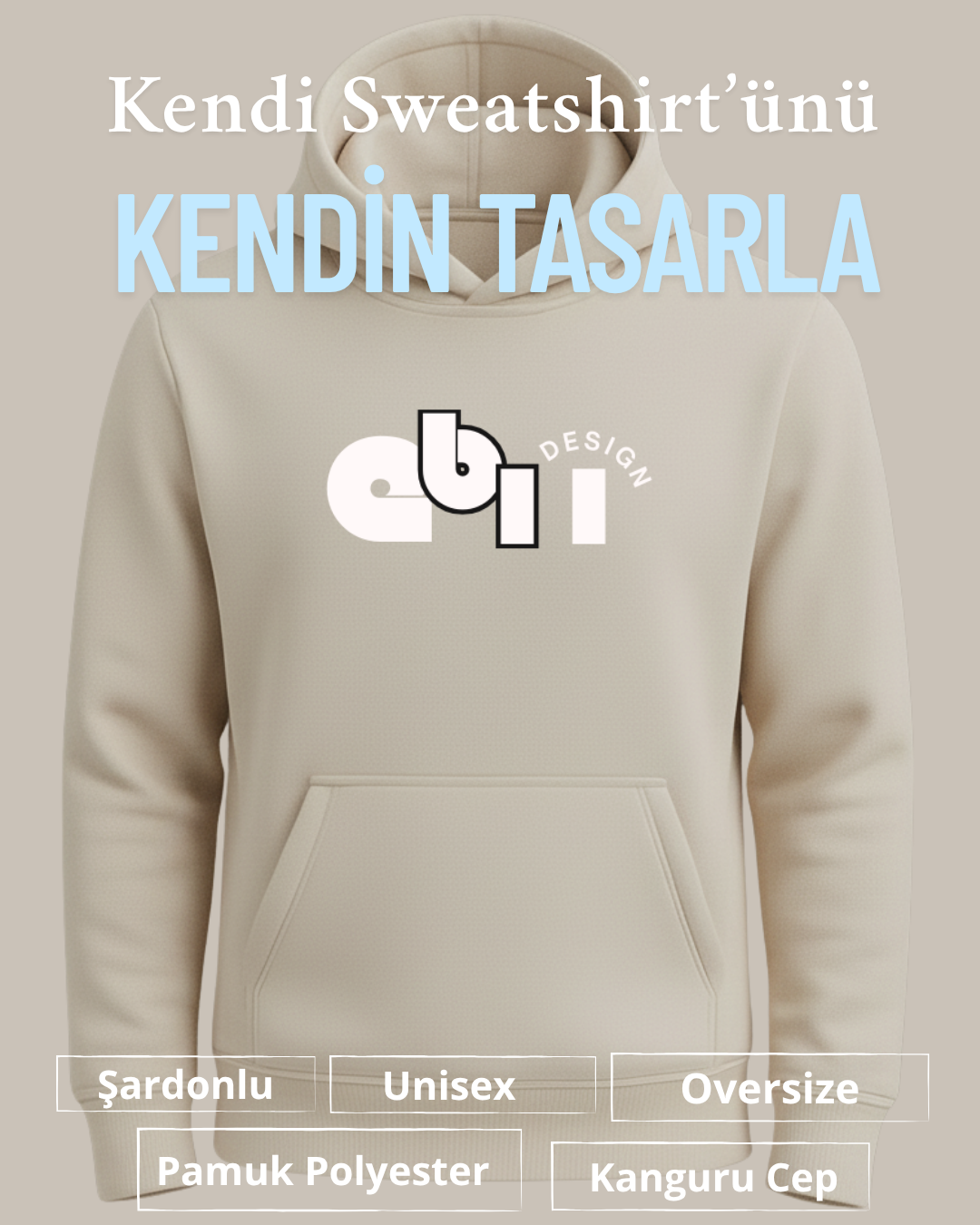 Kendi Sweatshirt Tasarımını Yap - Görsel 5
