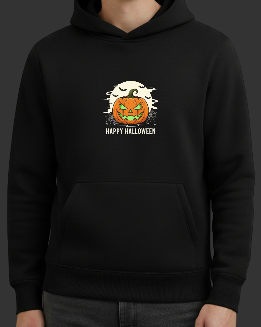 Happy Hallowen/ Balkabağı Baskılı Sweatshirt