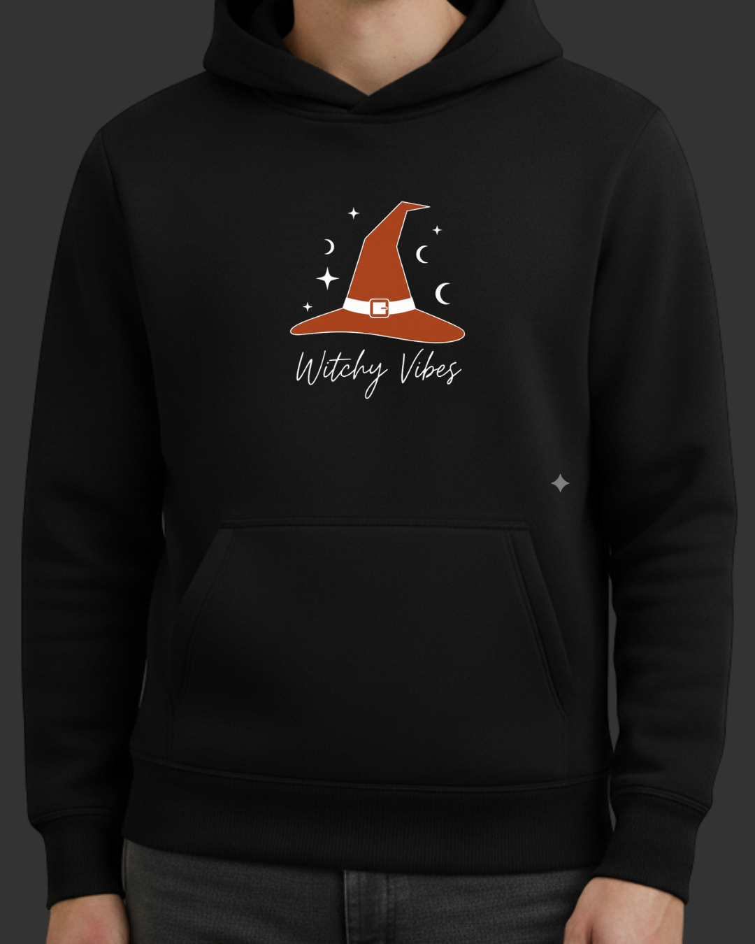 Witcy Vibes Baskılı Hallowen Sweatshirt - Görsel 17