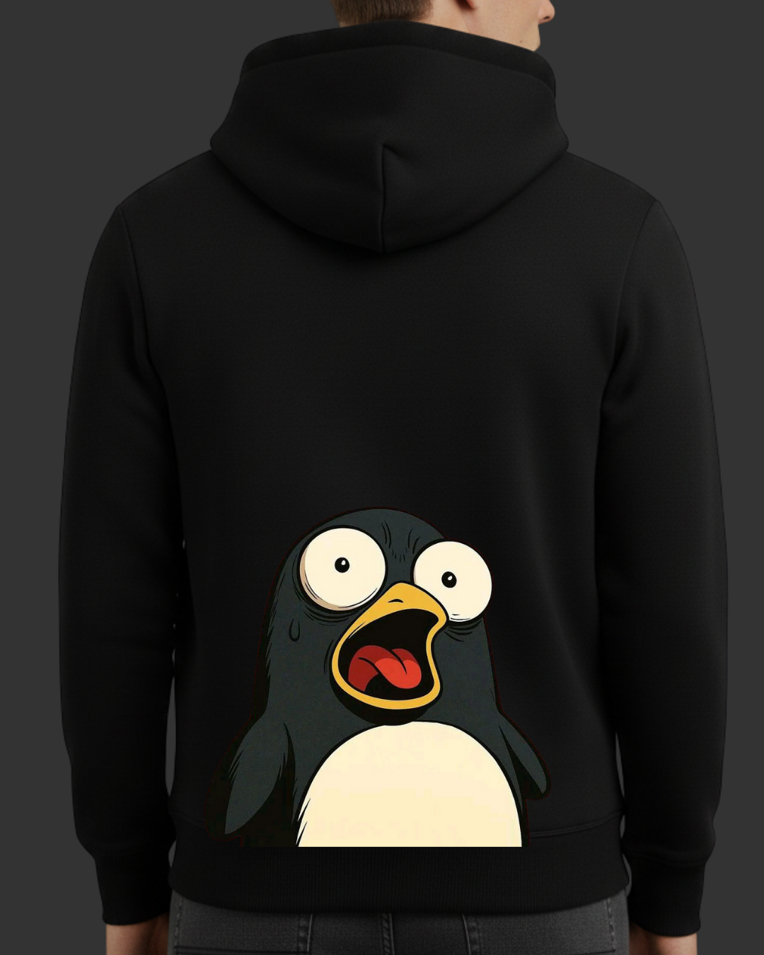Pengüü Baskılı Sweatshirt - Görsel 4