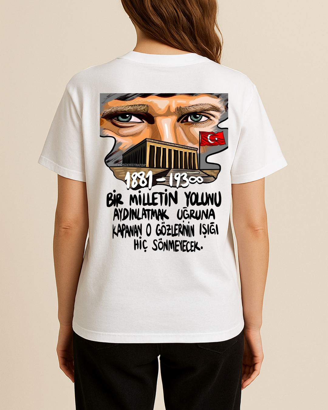 1881-1923 Baskılı T-Shirt - Görsel 6