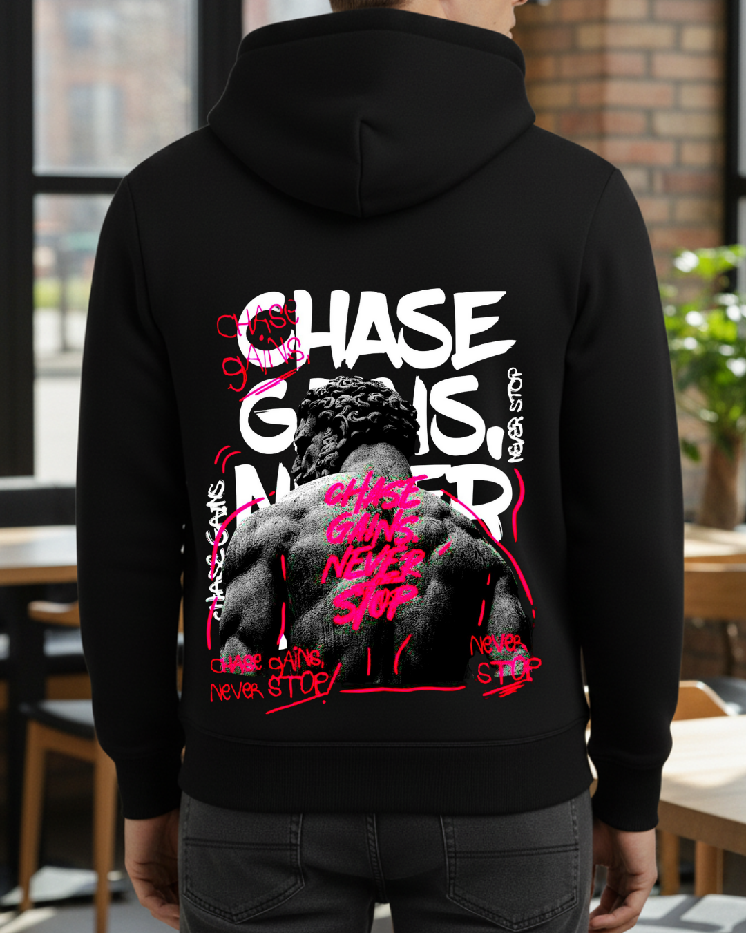 Chase Baskılı Sweatshirt - Görsel 8