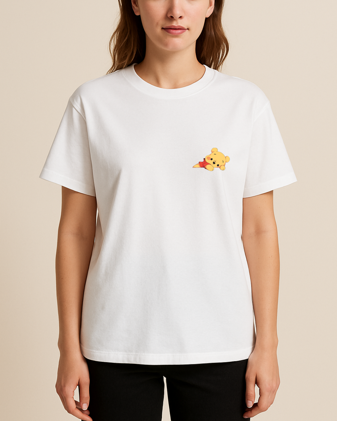 Winnie The Pooh Baskılı T-Shirt - Görsel 4