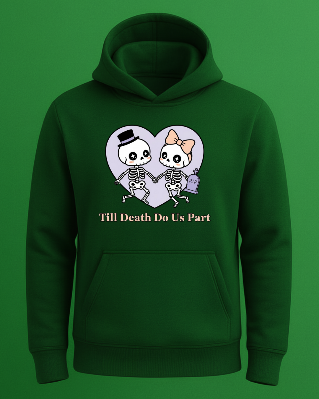 Till Death Do Us Part - Hallowen Baskılı Sweatshirt - Görsel 11