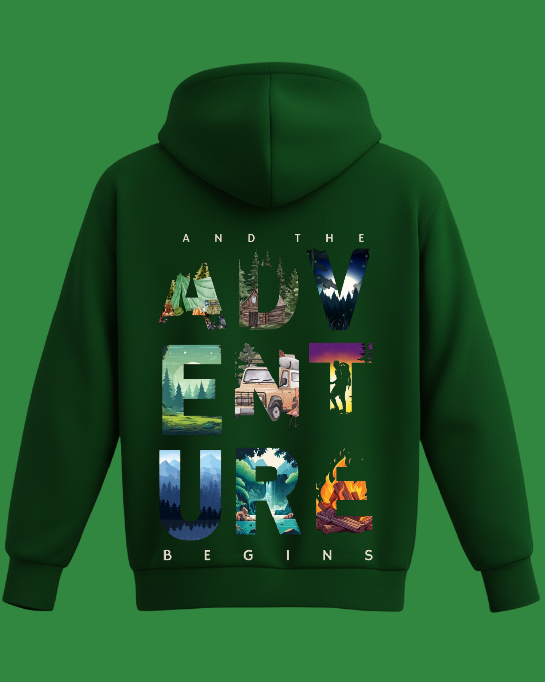 Adventure Baskılı Sweatshirt - Görsel 9