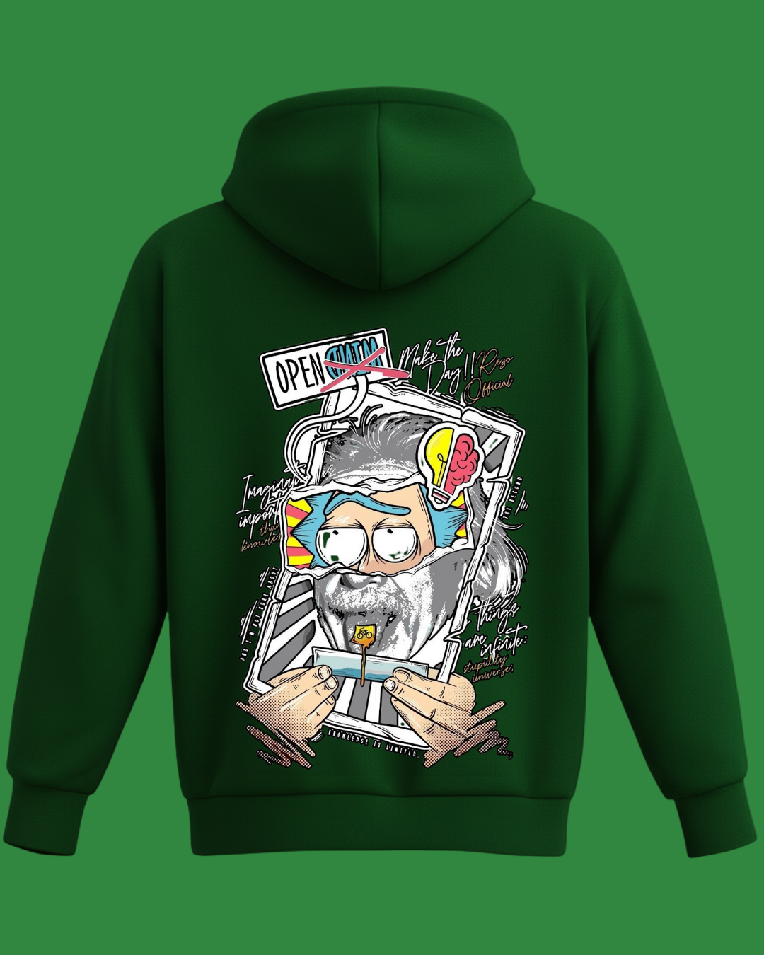 Morty Baskılı Sweatshirt - Görsel 11