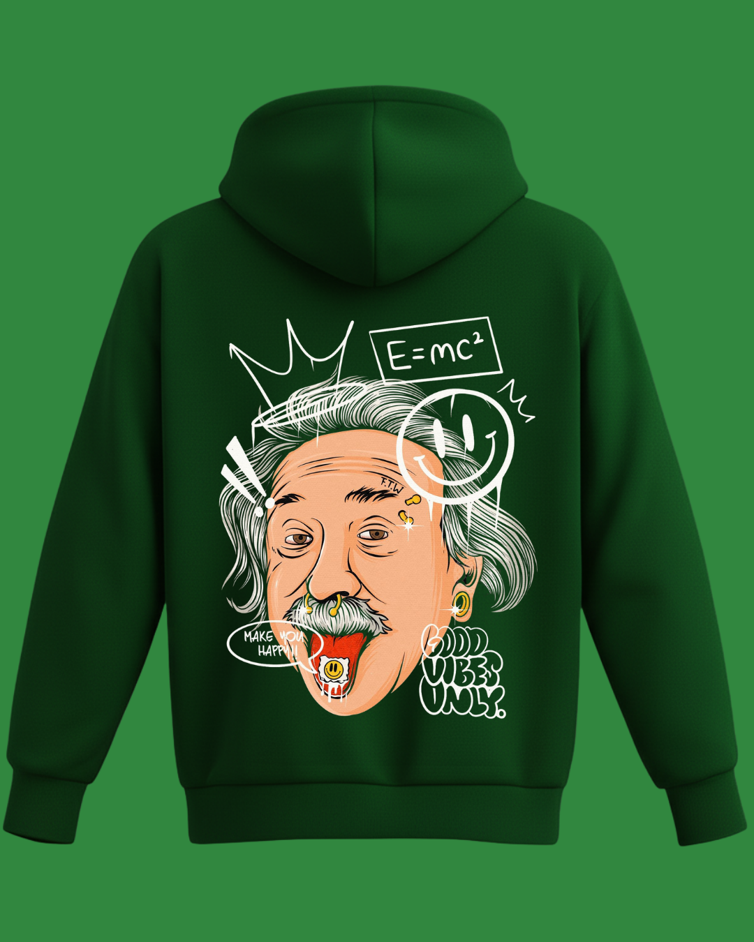 Einstein Baskılı Sweatshirt - Görsel 20