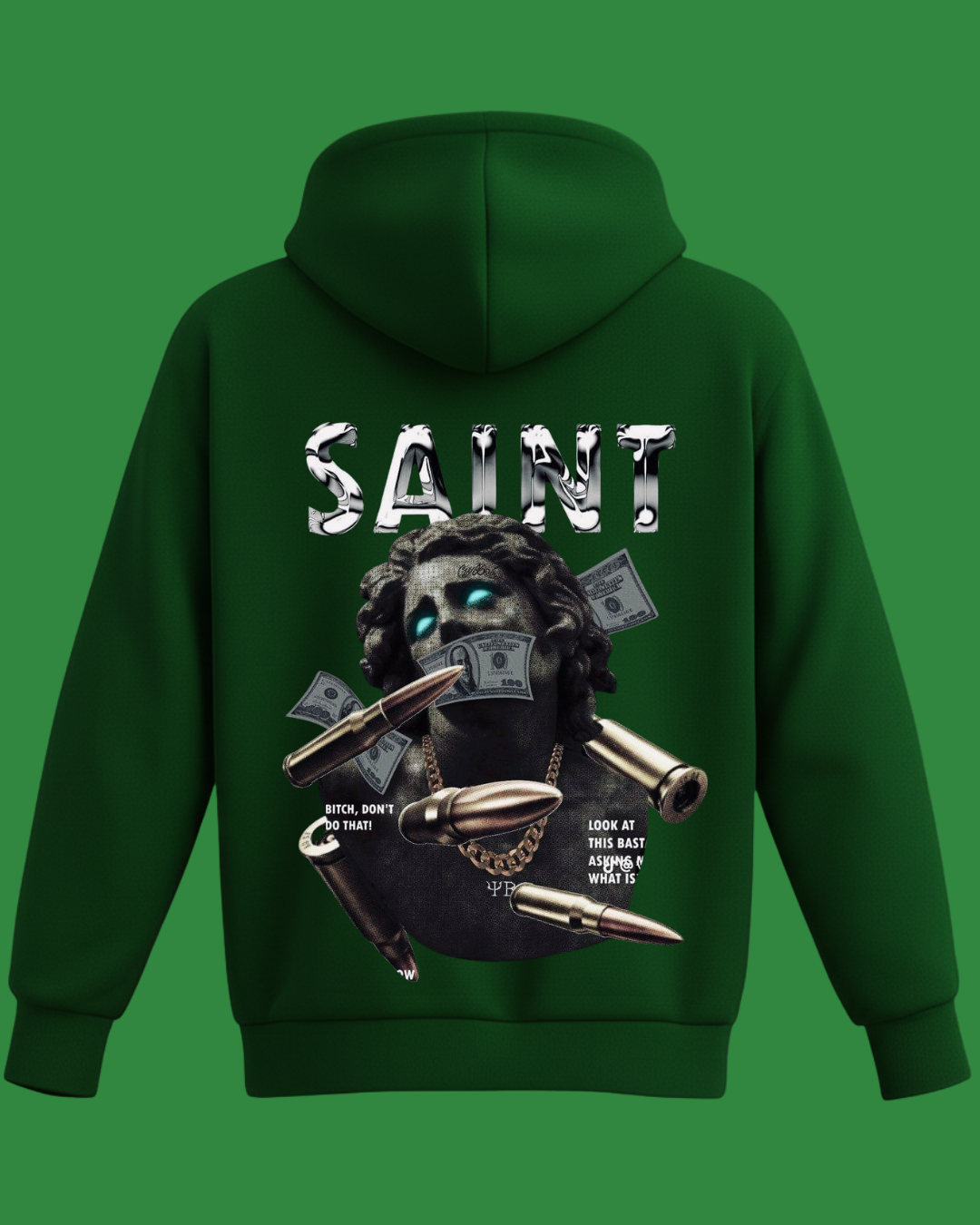 Saint Baskılı Sweatshirt - Görsel 12