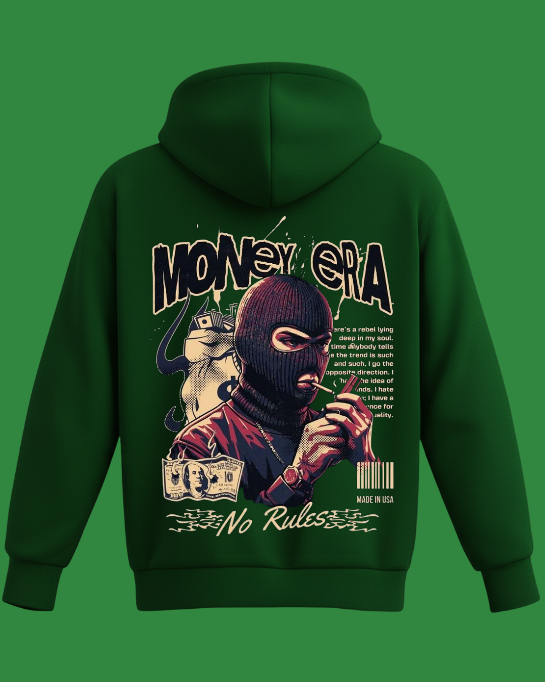 Money Era Baskılı Sweatshirt - Görsel 11