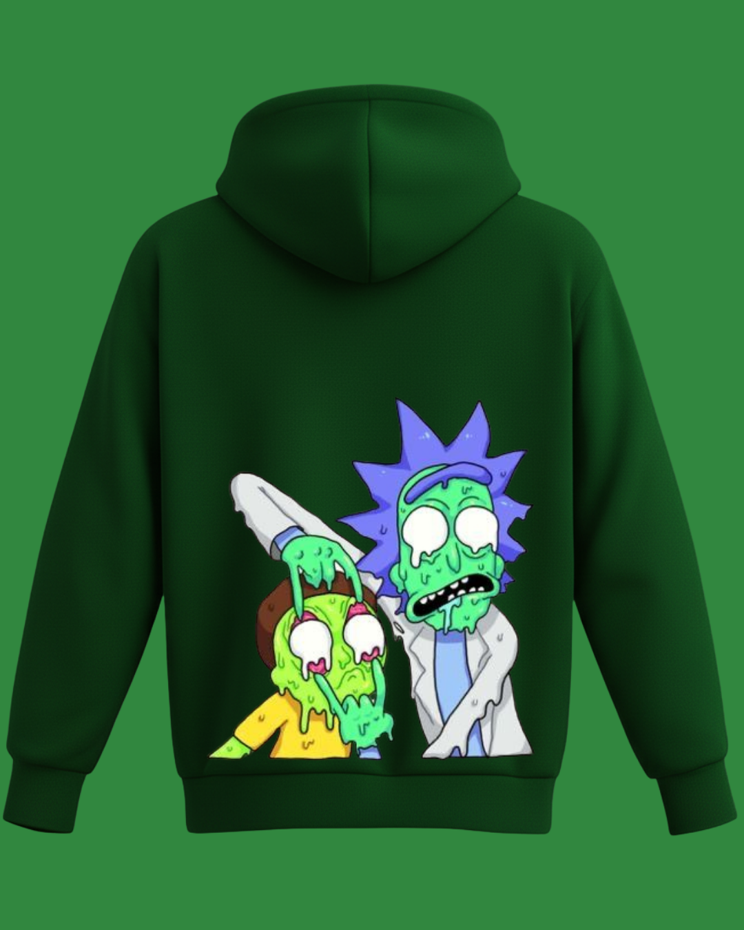 Rick and Morty Baskılı Sweatshirt - Görsel 9