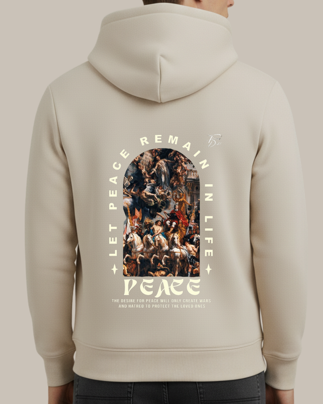 Peace Baskılı Sweatshirt - Görsel 2