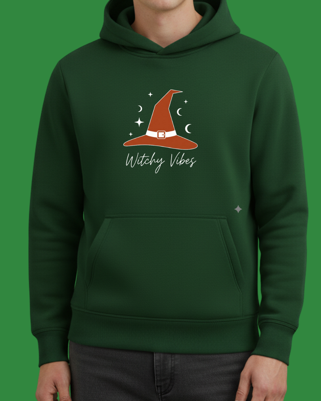 Witcy Vibes Baskılı Hallowen Sweatshirt - Görsel 23