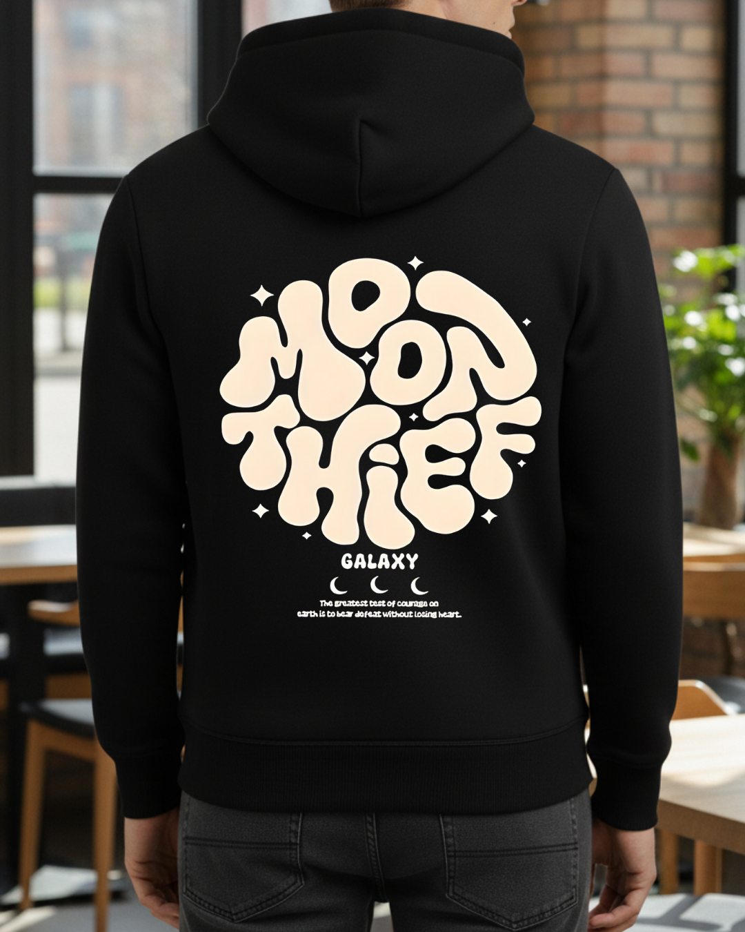 Moon Thief Baskılı Sweatshirt - Görsel 15