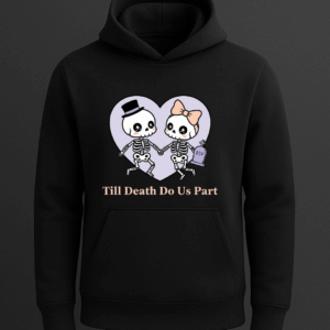 Till Death Do Us Part - Hallowen Baskılı Sweatshirt