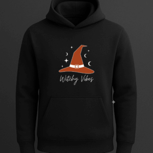 Witcy Vibes Baskılı Hallowen Sweatshirt