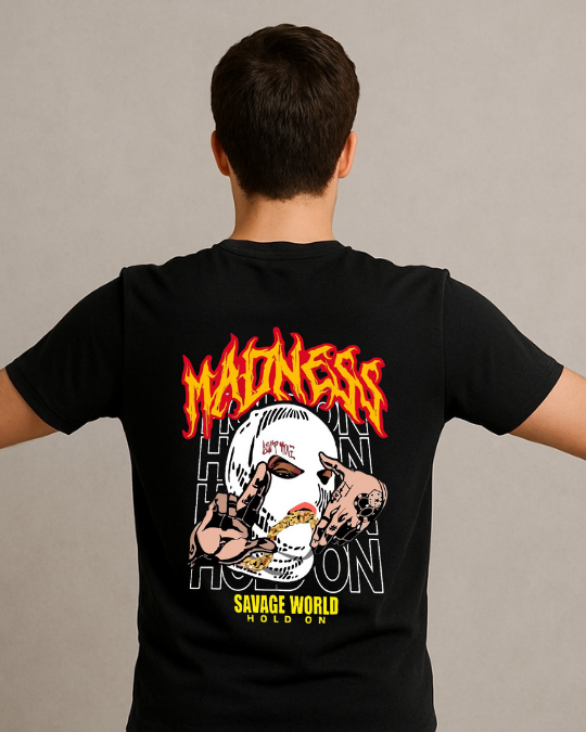 Madness Baskılı T-Shirt - Görsel 2