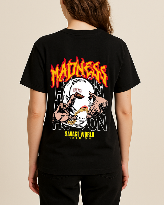 Madness Baskılı T-Shirt