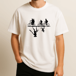 Stranger Things Baskılı T-Shirt