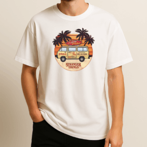 Stranger Things Baskılı T-Shirt