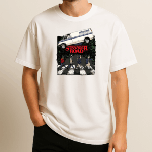 Stranger Road Baskılı T-Shirt