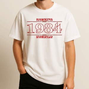 Stranger Things Baskılı T-Shirt