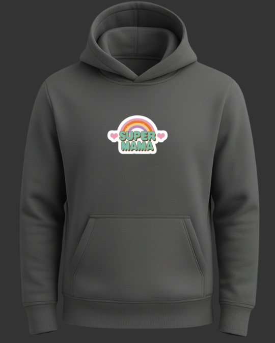 Süper Mama Baskılı Sweatshirt - Görsel 11