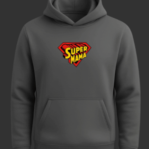 Super Mama Baskılı Sweatshirt