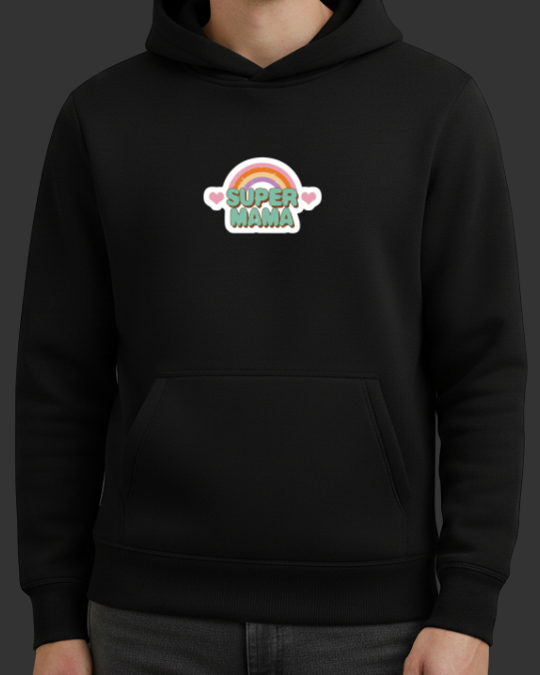 Süper Mama Baskılı Sweatshirt - Görsel 19