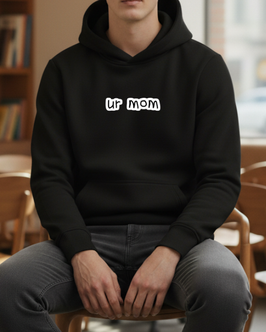 Ur Mom Baskılı Sweatshirt - Görsel 6