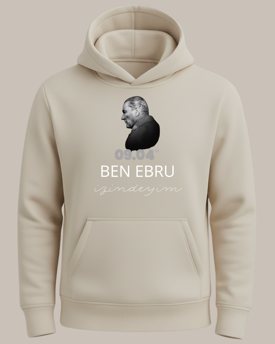 Kişiselleştirilebilir 10 Kasım Kapişonlusu - Görsel 4