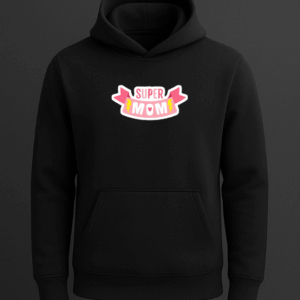 Süper Mom Baskılı Sweatshirt