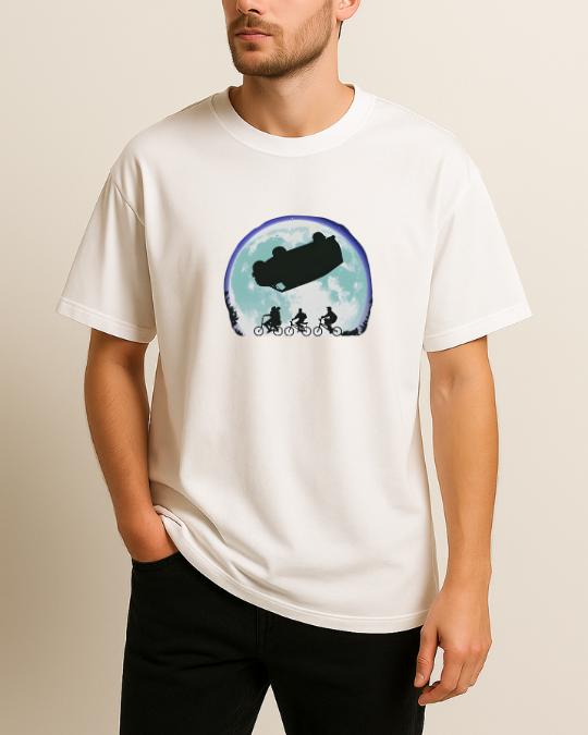 Stranger Things Baskılı T-Shirt