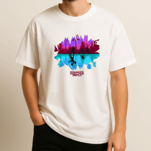 Stranger Things Baskılı T-Shirt