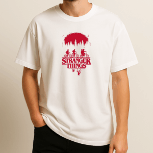 Stranger Things Baskılı T-Shirt