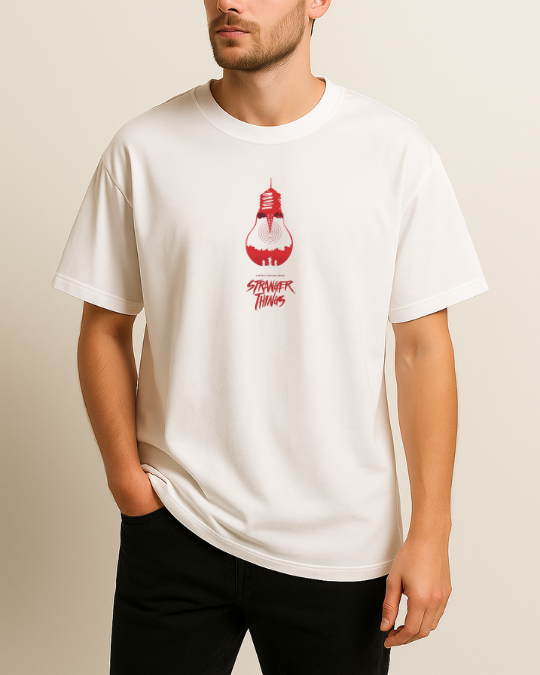 Stranger Things Baskılı T-Shirt