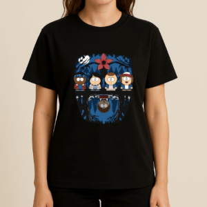 Stranger Things Baskılı T-Shirt