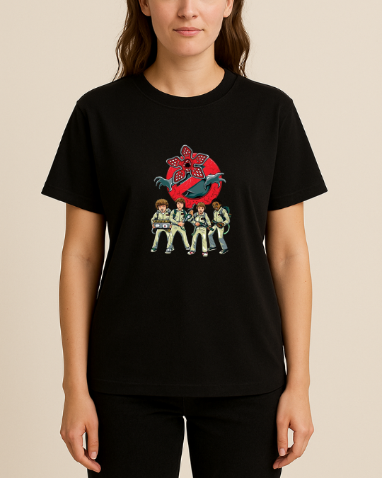 Stranger Things Baskılı T-Shirt - Görsel 12