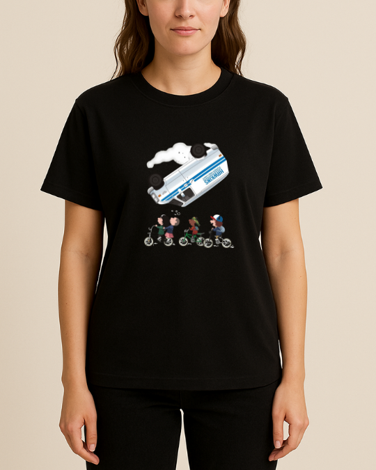 Stranger Things Baskılı T-Shirt - Görsel 11