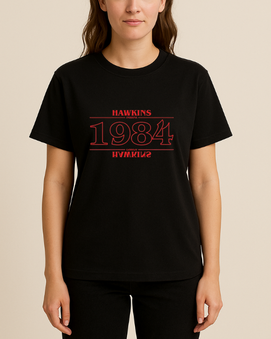 Stranger Things Baskılı T-Shirt - Görsel 11