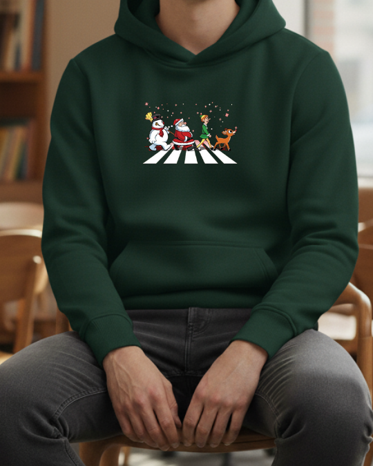 Christmas Temalı Baskılı Sweatshirt - Görsel 12