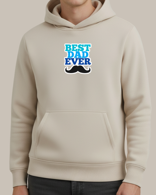 Best Dad Ever Baskılı Sweatshirt - Görsel 6