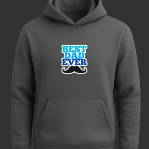 Best Dad Ever Baskılı Sweatshirt
