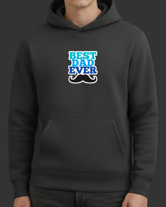 Best Dad Ever Baskılı Sweatshirt - Görsel 12